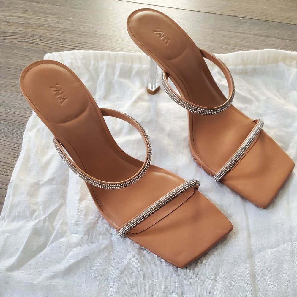 Zara Crystal Heels